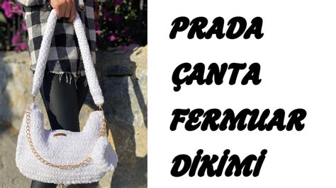 prada canta fermuar w harfi|ÇAnta .